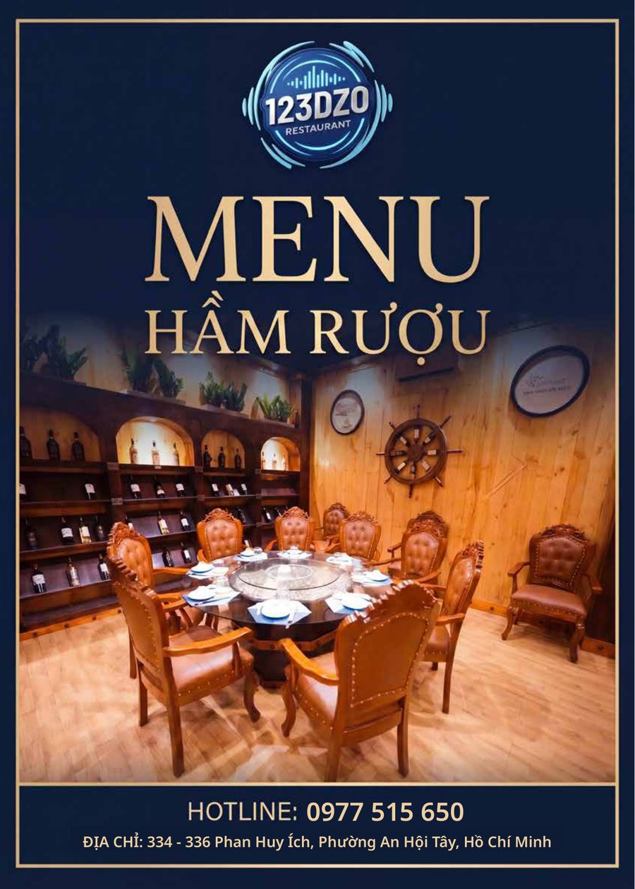 Menu Hầm Rượu