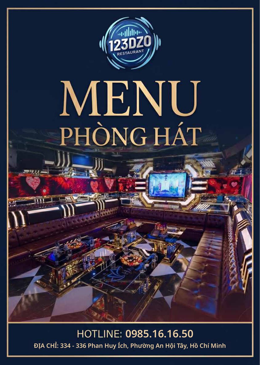 Menu Phòng Hát